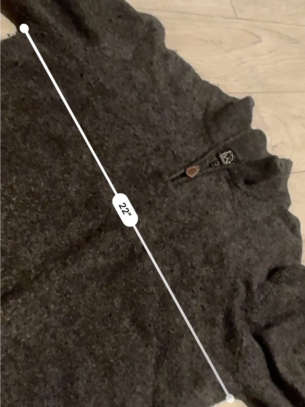 Jos. A. Bank Men’s Charcoal Half-Zip Sweater